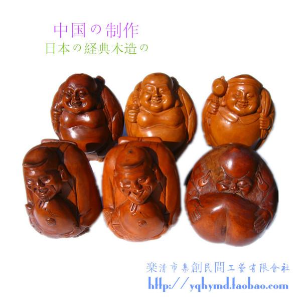 生產(chǎn)日本木造工蕓品花木彫大黒仏圖片