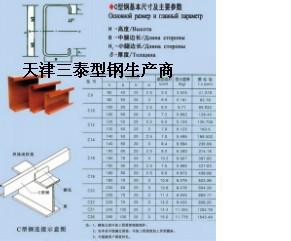 供应C型钢规格C型钢价格C型钢重量咨询15122229828