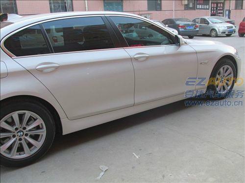 石家莊龍膜汽車貼膜寶馬5系龍膜太陽膜隔熱膜汽車玻璃貼膜前檔AIR80