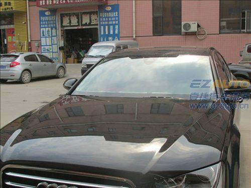 石家莊專業(yè)汽車玻璃貼膜奧迪A8L龍圖片