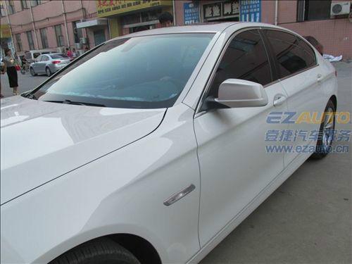 石家莊龍膜汽車貼膜寶馬5系龍膜太陽膜隔熱膜汽車玻璃貼膜前檔AIR80