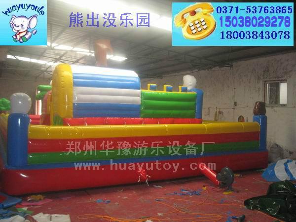 供應(yīng)充氣城堡充氣蹦蹦床兒童樂(lè)園711熊出沒(méi)樂(lè)園