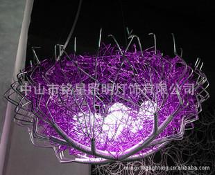 現(xiàn)代鳥巢鋁線吊燈客廳餐廳臥室吊燈圖片/現(xiàn)代鳥巢鋁線吊燈客廳餐廳臥室吊燈樣板圖 (4)