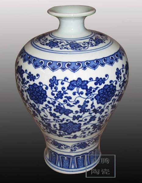 供應(yīng)青花花瓶-禮品瓷瓶-景德鎮(zhèn)青花瓷，鑫騰陶瓷