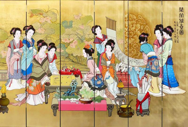 鴻韻漆畫(huà)加工廠為您設(shè)計(jì)辦公室圖片