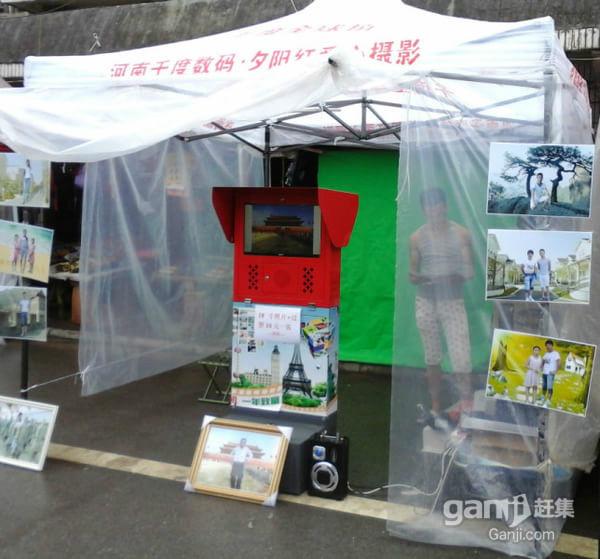 阜陽全景快樂拍夕陽紅流動(dòng)免費(fèi)照相圖片