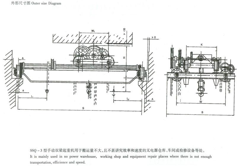 供應(yīng)遵義手動單雙梁起重機，*的起重設(shè)備