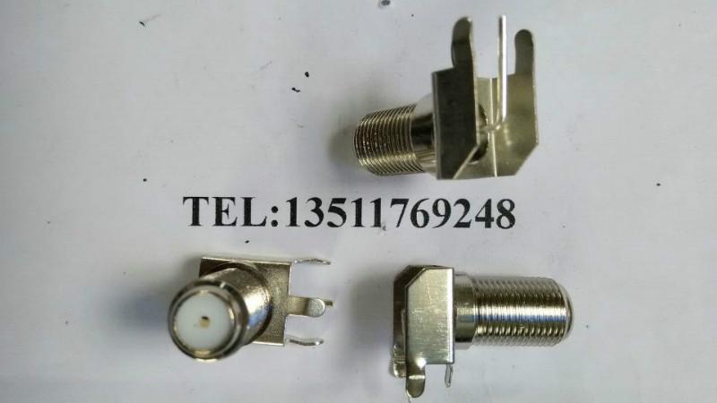供應(yīng)三爪鐵皮機(jī)頂盒插座，有線電視器材，連接器，冷壓頭擠壓頭，螺紋F頭
