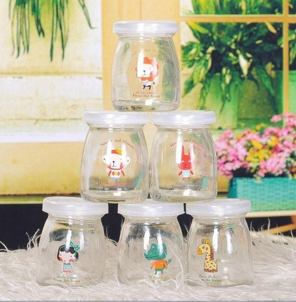 供應(yīng)玻璃瓶廠家供應(yīng)奶瓶布丁玻璃瓶