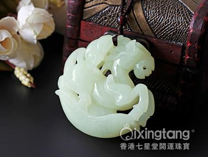 供應(yīng)和田玉吊墜馬上封侯美玉
