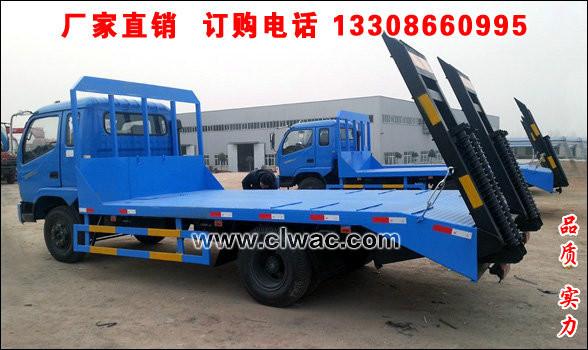 供應(yīng)東風(fēng)勁卡挖掘機(jī)運(yùn)輸車,小型挖機(jī)運(yùn)輸車,小型平板運(yùn)輸車