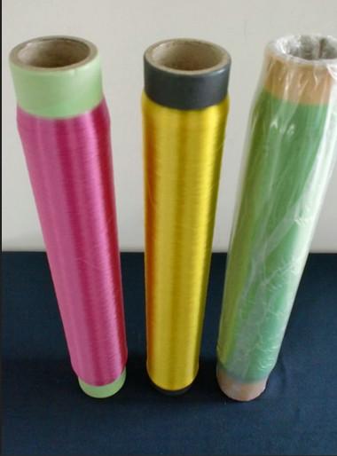 供應(yīng)滌綸25Ｄ/１Ｆ有色單絲三葉有光