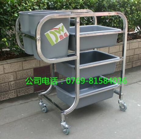 供應(yīng)安微餐廳手推車，浙江塑料三層手推車，寧波酒店手推車