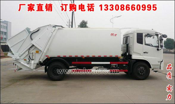 供應東風天錦壓縮式垃圾車,12立方壓縮式垃圾車價格,壓縮式垃圾車廠家