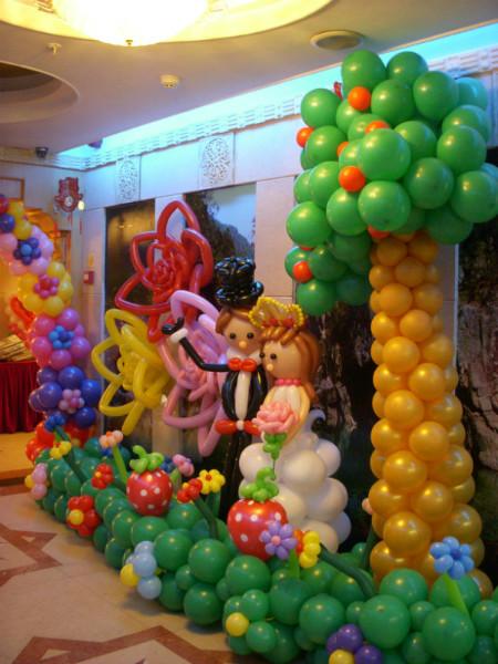 供應天水最漂亮的婚禮場氣球布置，天水最浪漫的婚禮現(xiàn)場布置，天水*的婚禮場布