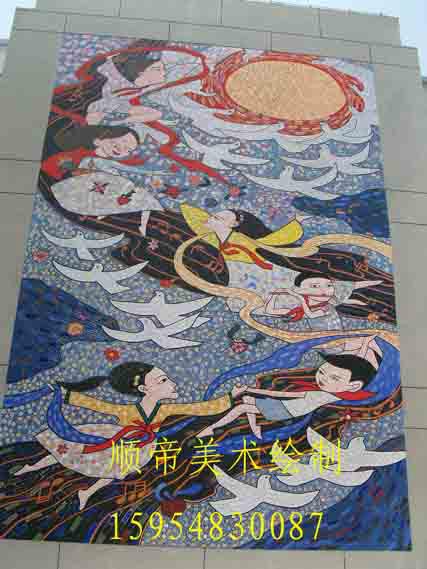 手繪社區(qū)文化墻壁畫3D壁畫浮雕壁畫新農(nóng)村建設(shè)壁畫中小學(xué)校園文化壁畫佛像壁畫