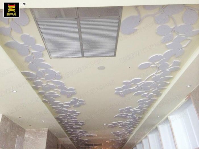 pvc雕花板鏤空吊頂隔斷背景墻圖片