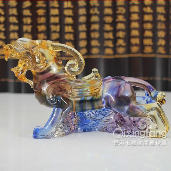 供應(yīng)家居*擺件霸王聚財貔貅琉璃*
