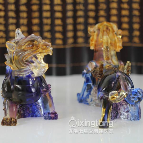 供應(yīng)家居*擺件霸王聚財貔貅琉璃*