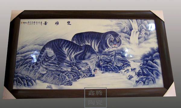 供應(yīng)掛飾瓷板畫-青花瓷瓷板畫，商務(wù)禮品