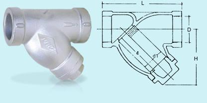 臺灣榮牌螺紋過濾器圖片