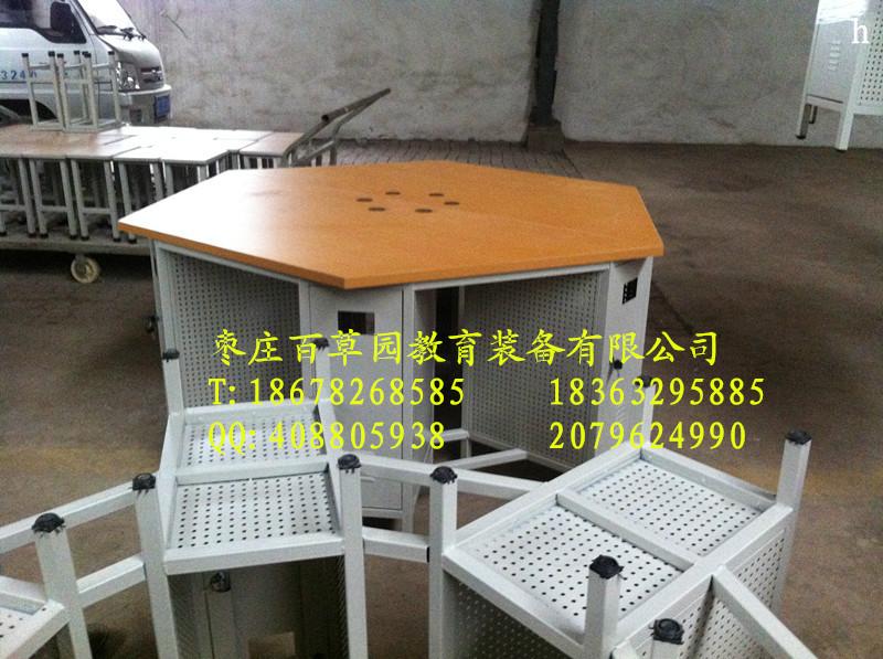 供應(yīng)山東六邊形電腦桌，山東六邊形電腦桌價格，山東六邊形電腦桌供應(yīng)商電話13906326368