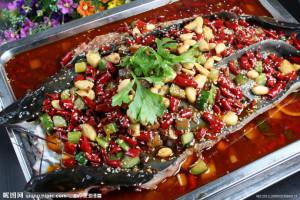 紹興上虞哪里學正宗萬州烤魚圖片