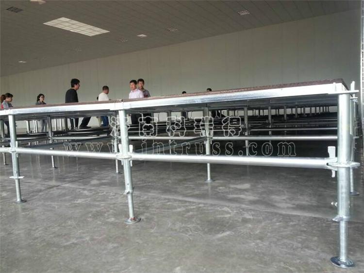 供應(yīng)上車雷亞架鋼鐵舞臺 車展用舞臺