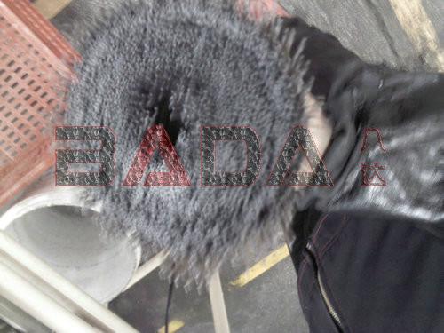 安徽拋光圓盤刷廠家 圓盤刷生產(chǎn)廠家直銷 發(fā)動機搖臂座拋光除倒刺毛刷.磨料絲圓盤拋光刷定做加工一件也是批發(fā)價