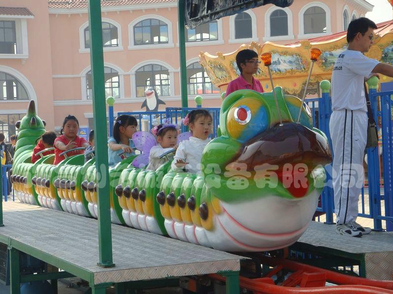 供應創(chuàng)藝游樂果蟲滑車軌道類游樂設備
