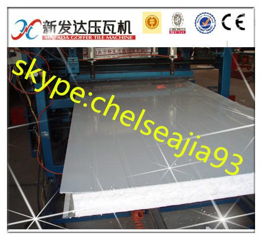 供應(yīng)發(fā)達(dá)壓瓦機(jī)泡沫巖棉彩鋼夾心復(fù)合板機(jī)，訂購(gòu)電話(huà)：13513038763