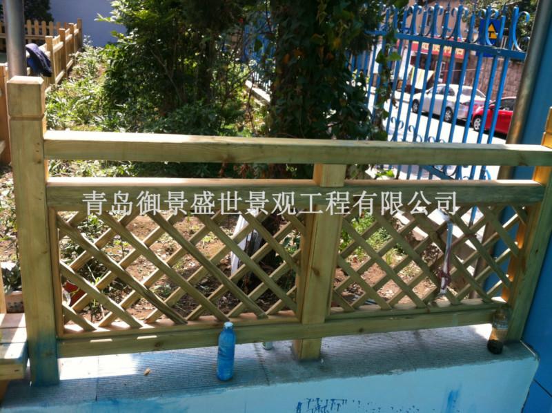 供應(yīng)青島木欄桿木圍欄木柵欄
