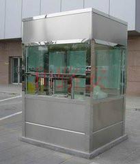 供應(yīng)不銹鋼304崗?fù)? 寶安小區(qū)保安亭現(xiàn)貨廠家 可訂制