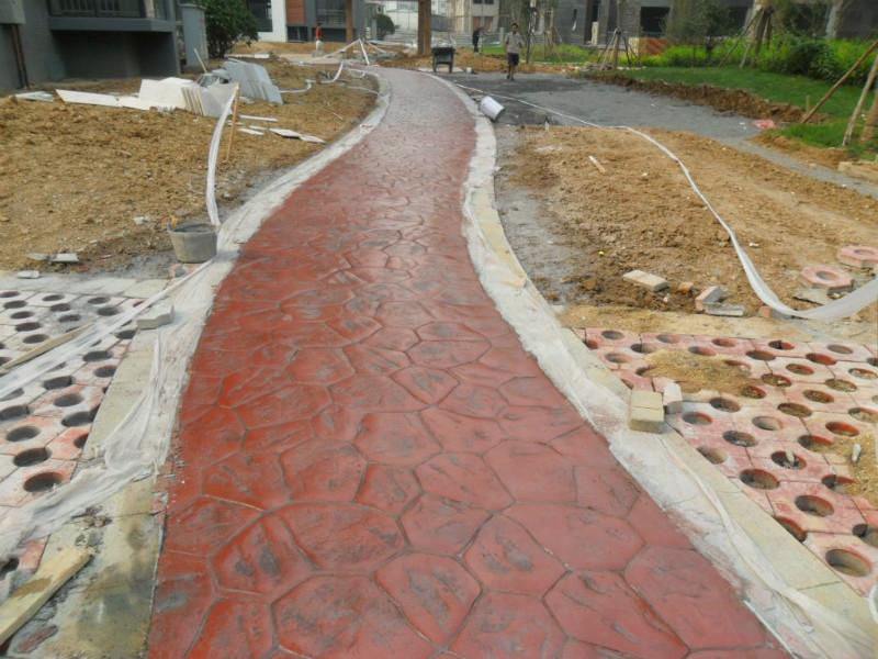 供應(yīng)全國壓模地坪彩料壓花地坪材料廠家