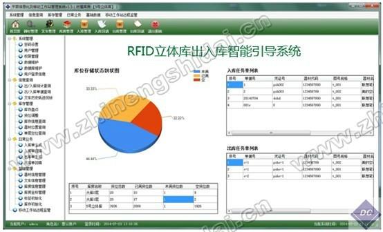 RFID仓库叉车智能引导作业系统图片