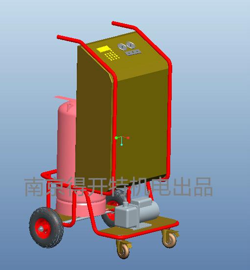 供应汽车空调冷媒回收机 氟利昂回收机图片