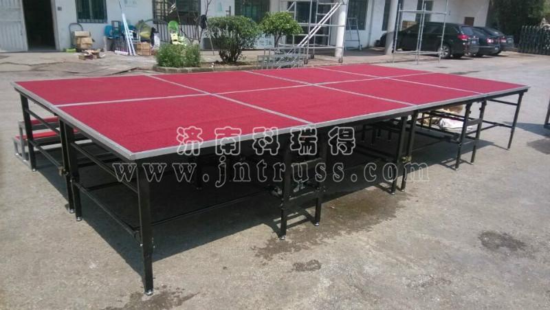 供應酒店活動折疊舞臺拼裝婚慶舞臺