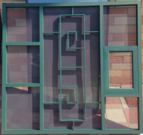 供應(yīng)防盜鋁窗花帶金剛網(wǎng)鋁窗花防蚊防盜鋁窗花