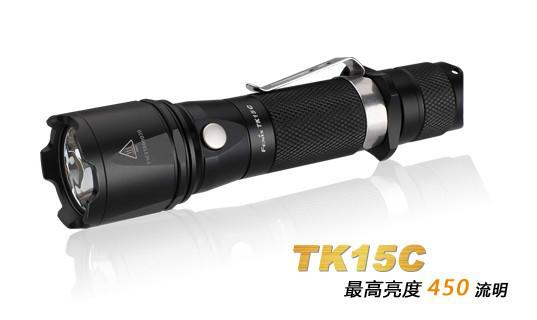 供应FENIX菲尼克斯TK15C强光充电手电筒三色LED450流明图片