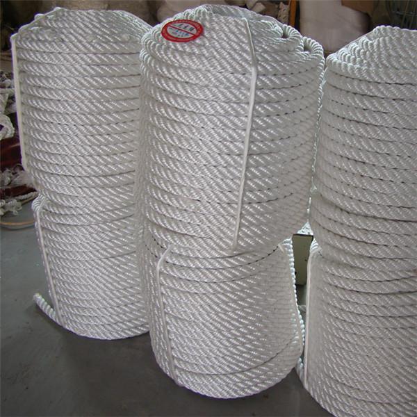 晉州長纓供應(yīng)18x50白色四股優(yōu)質(zhì)尼龍繩  尼龍繩批發(fā)