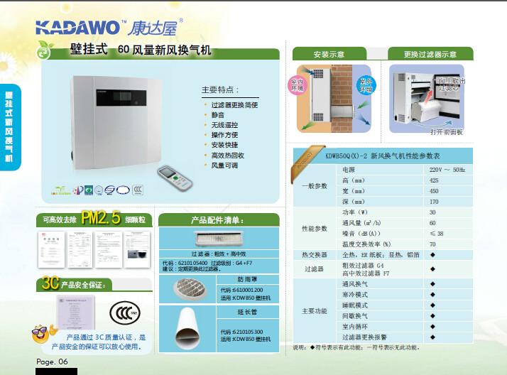 供应康达屋窗式全热新风机图片