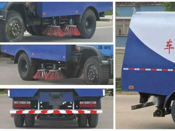供應東風153掃路車 丨四掃盤與吸盤進行掃吸結(jié)合，掃吸能力*