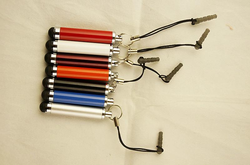 供應(yīng)電容式觸屏筆鑰匙扣金色繩子