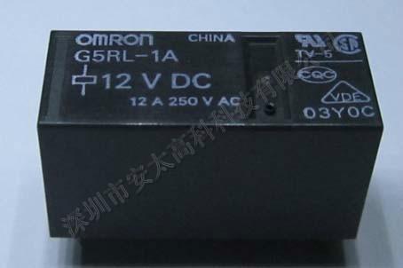 供应欧姆龙继电器G5RL-1-E-DC5V，罗章平，电话，15807556103图片