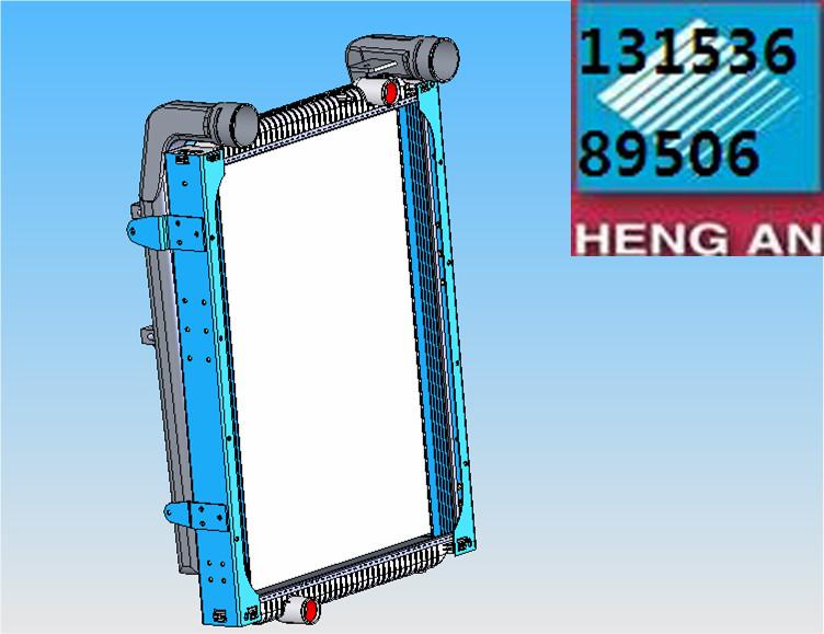 供应中国重汽豪沃水箱散热器配件销售图片