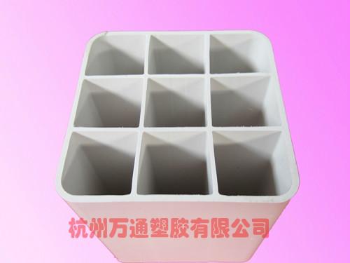 供应九孔方管 九孔塑料栅格管