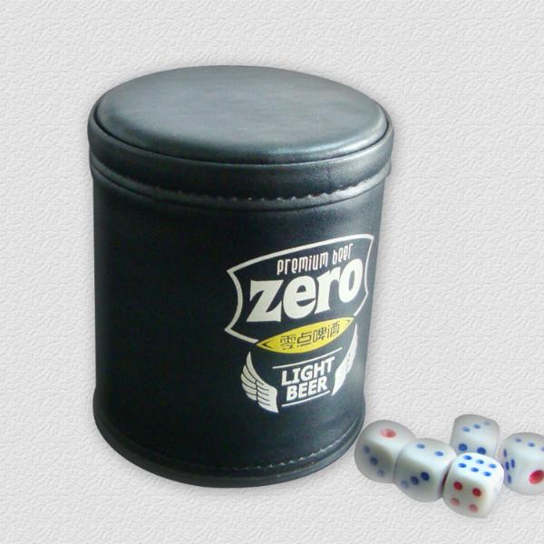 供應(yīng)甩盅塑料色盅 托底骰盅，配五顆* 可印刷LOGO