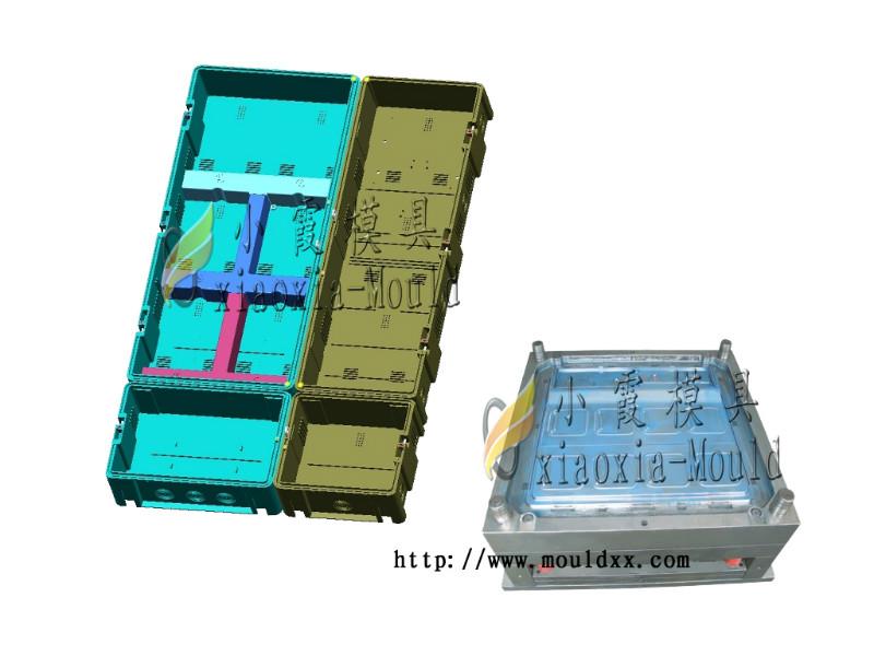 黃巖模具15表位塑料電表箱模具圖片