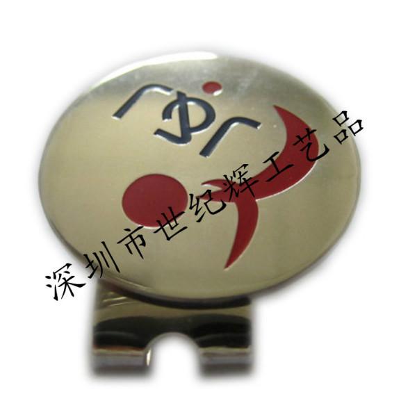 供應(yīng)出口金屬磁性帽夾 烤漆帽夾