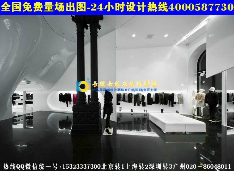 福州女装店装修效果图3D50平女装店装修风格图图片